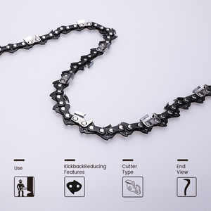 .325".050"/.058"/.063" FULL CHISEL CHAIN